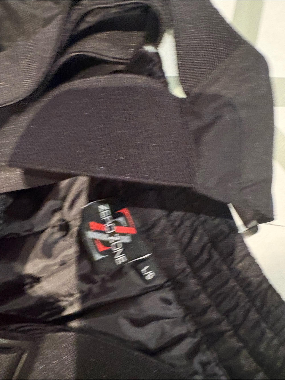Black Insulated Snow Pants with Adjustable Suspenders - Picture 3 of 3